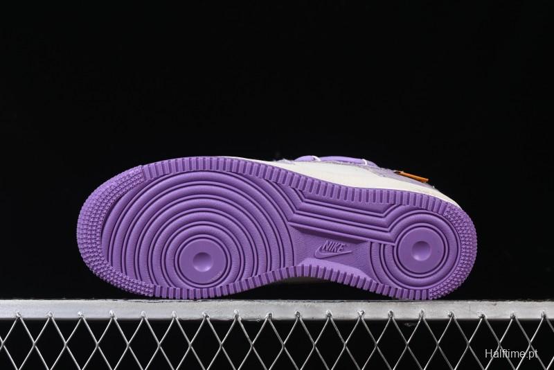Nike Air Force 1 '07 Low x Gucci Pink Lace-Up Casual Sneakers - BD7700-022