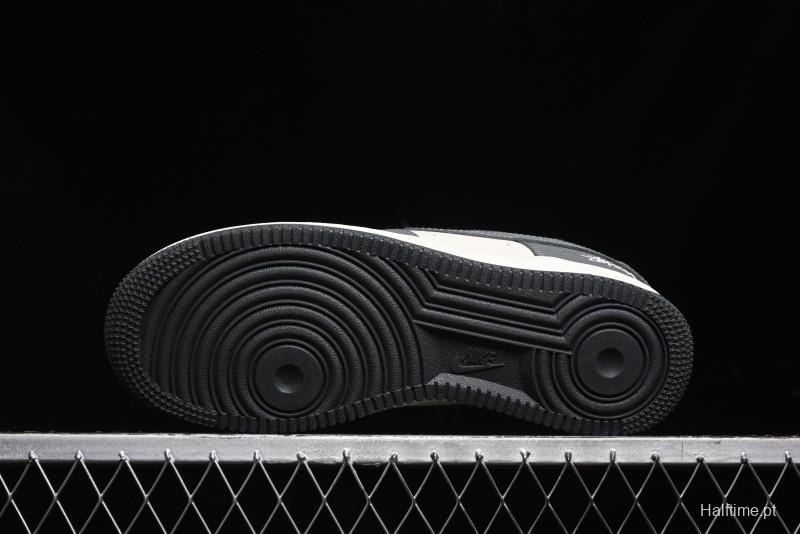 Nike Air Force 1 '07 Low Stussy Collaboration - Light Bone Shadow Low-Top Casual Sneakers - DF0180-008