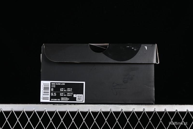 Nike Supreme SB Dunk Low Plaid Colorway Low-Top Casual Skateboarding Shoes - SP1098-051