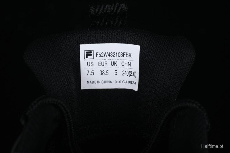Fila Breathable Cat Paw Sneakers F52W432103FBK with Lightweight Eco-Friendly Material and Cushioned EVA Midsole
