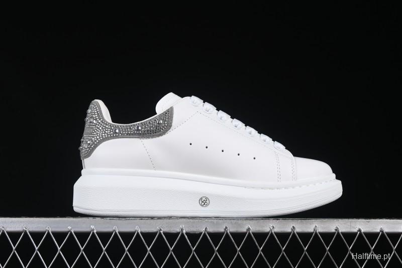 Alexander McQueen Oversized Sneakers with White Rhinestones - D.E5