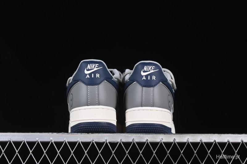 Nike Air Force 1 '07 Low Lightning Collaboration Cement Grey Drawstring Casual Sneakers - SJ1198-111