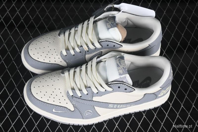 Nike Travis Scott x Fragment Design x Air Jordan 1 Low OG SP Sneakers - LD2025-001