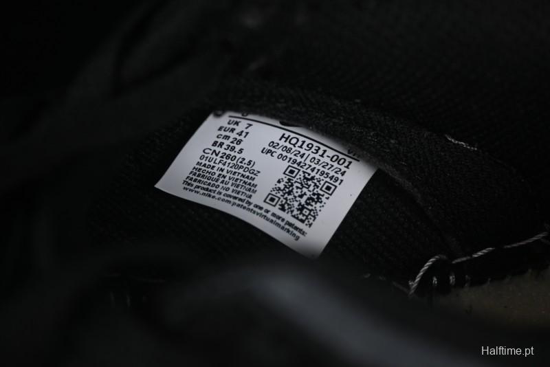 Nike Dunk Low Casual Sneakers in Black-Grey Colorway - HQ1931-001