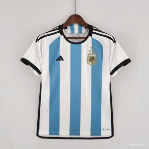 3 Stars Argentina Home Final Match Jersey