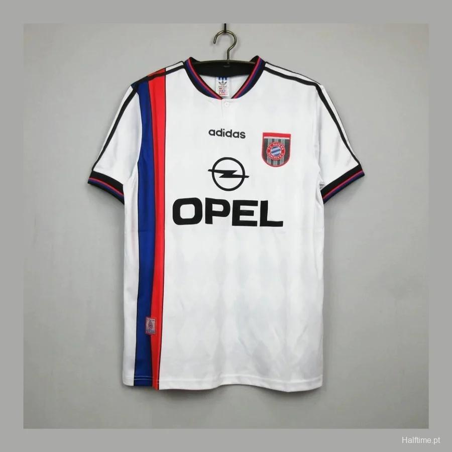 Retro 96/98 Bayern Munich Away White Jersey