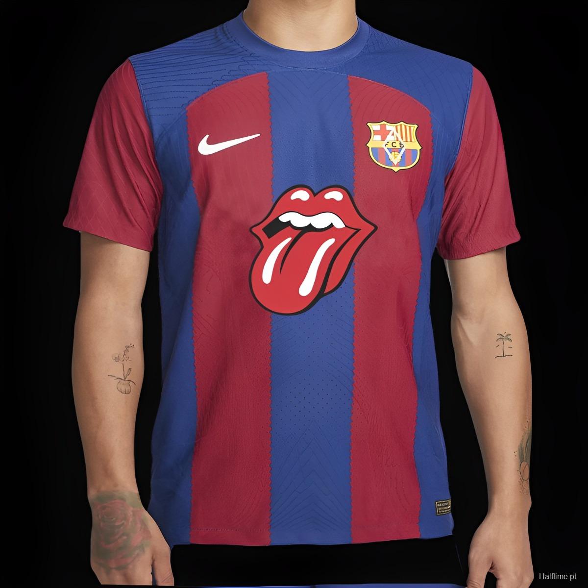 Nike FC Barcelona x The Rolling Stones 23/24 Jersey Multicolor