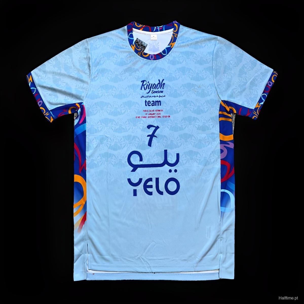 23/24 Al-Nassr Ronaldo Blue ALL Stars Special Jersey