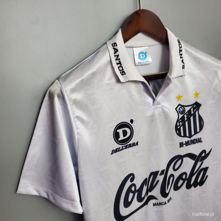 Retro 93/94 Santos Home Jersey