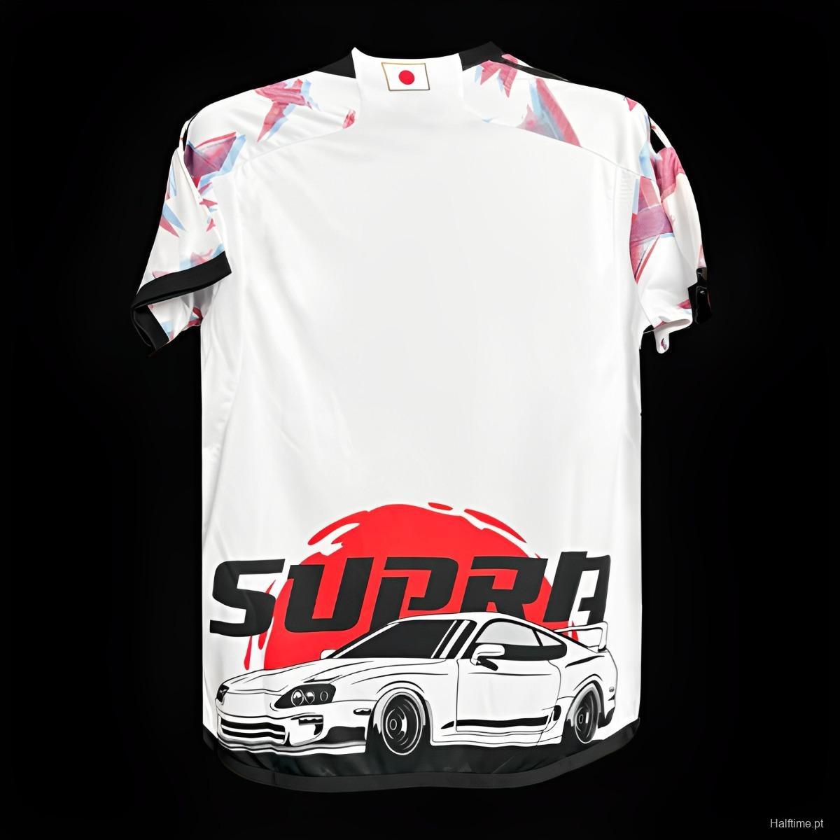 2022 Japan Away White Supra Car Jersey