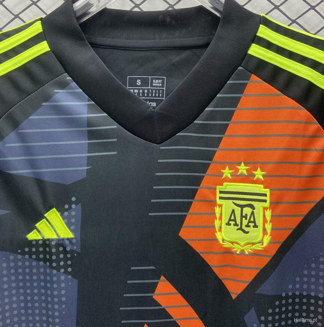 2024 Argentina Black Goalkeeper Jersey