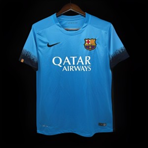 Retro 15/16 Barcelona Third Blue Jersey