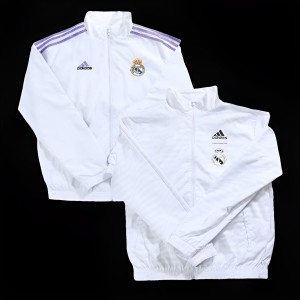 23/24 Real Madrid White Reversible Windbreaker