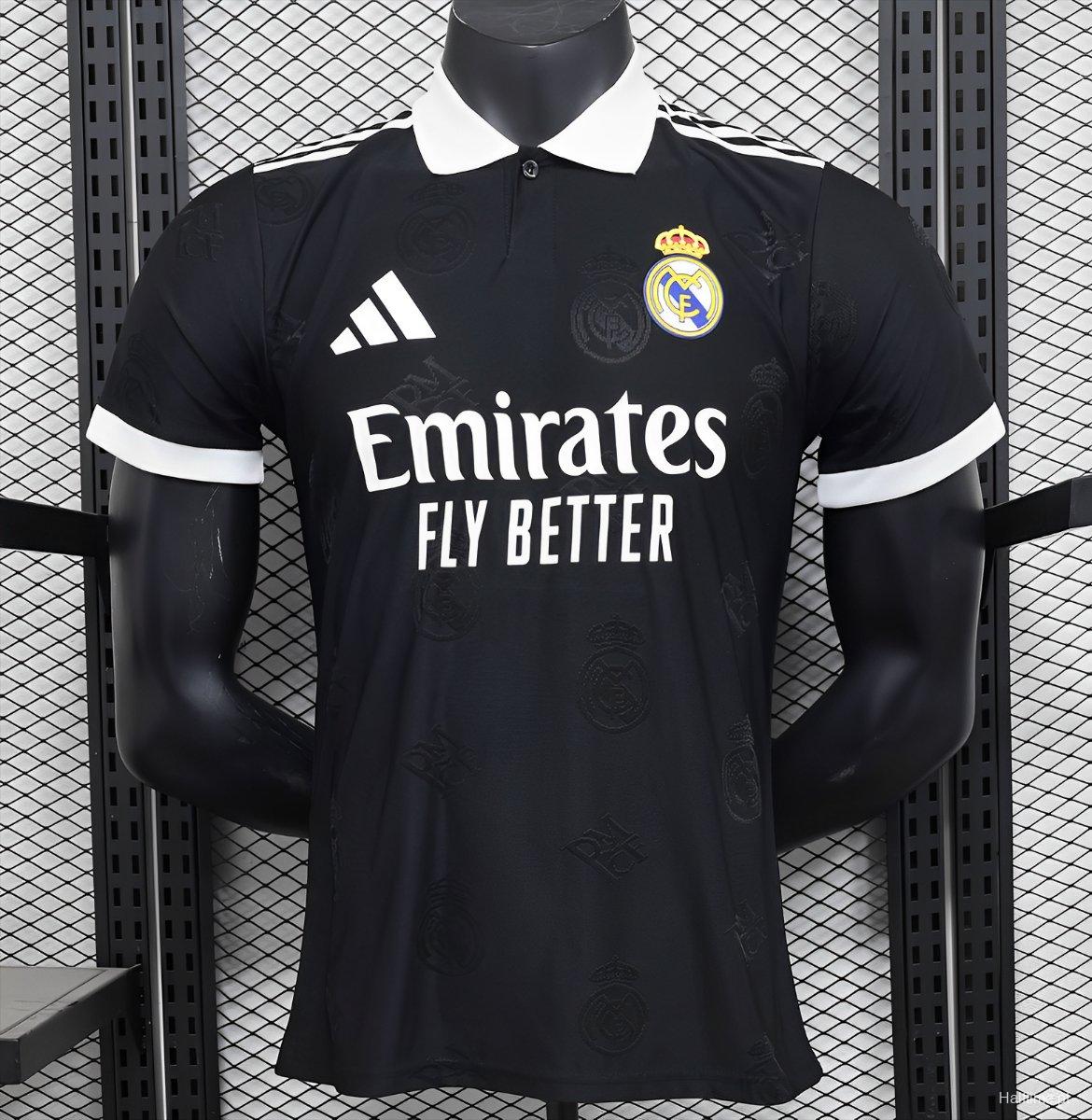 Player Version 24/25 Real Madrid Black Pre-Match Jersey